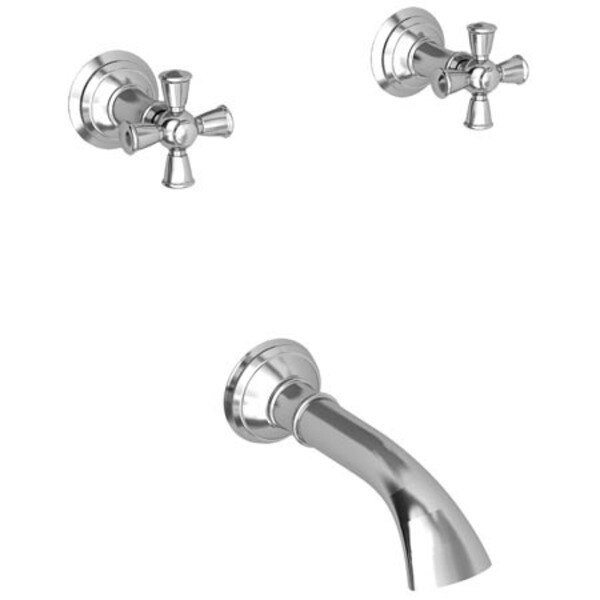 Tub Faucet, Polished Chrome, Wall, Newport Brass, Mfr#: 3-2405/26